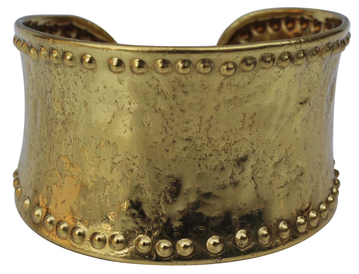 Bracelets in Bulk – Cuff Bracelet – Cast in Brass – Brass Polish – Distressed Scraped Effect – Wholesale Bulk Bracelets 